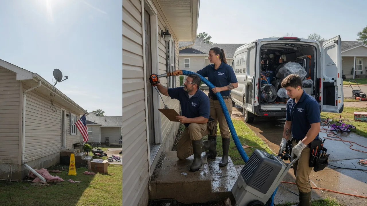 Ceiling Water Damage Restoration in Pittsboro, MS near me